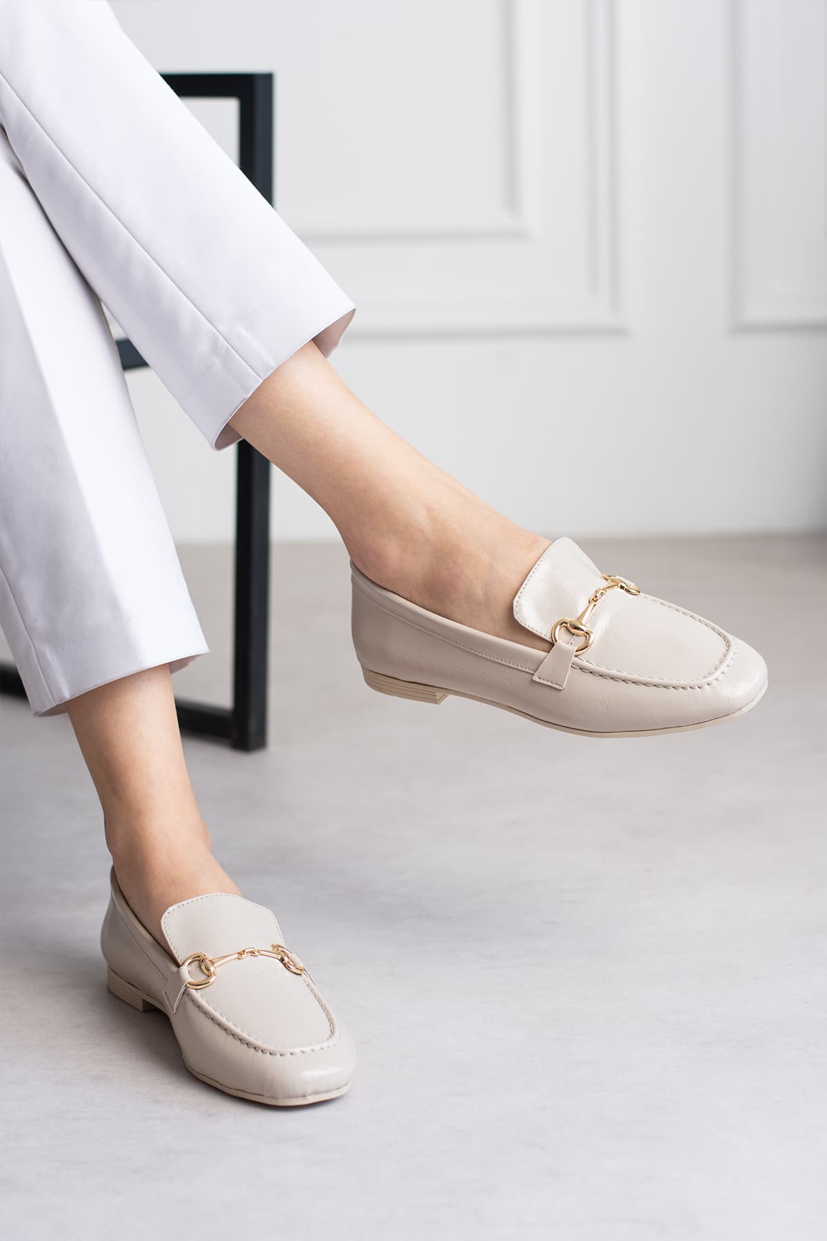 Gold Tokalı Rugan Loafer